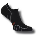 Vitalsox Vitalsox VT 0510 Ghost Ultra Light Weight Running Socks; Black-Silver - Extra Large VT0510_BK-SIL_XLG